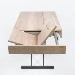 Compact Table réglable en hauteur et extensible en mélaminé
