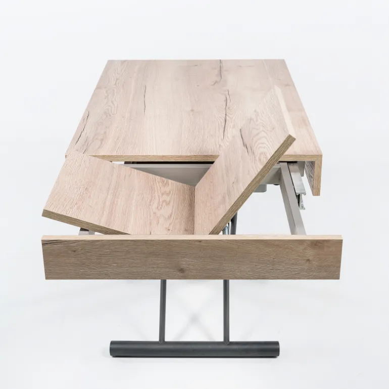 Compact Table réglable en hauteur et extensible en mélaminé