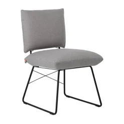 Cosy Mobitec® Chaise confortable design en tissu et structure métal