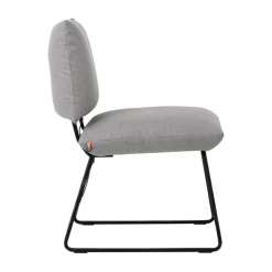 Cosy Mobitec® Chaise confortable design en tissu et structure métal