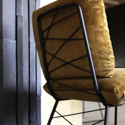 Cosy Mobitec® Chaise confortable design en tissu et structure métal