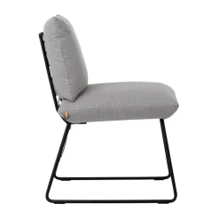 Cosy Mobitec® Chaise confortable design en tissu et structure métal