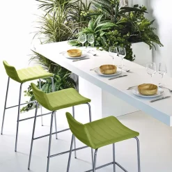 Cover Midj® Tabouret de bar style moderne en synthétique et métal