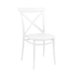 Cross Chaise de terrasse bistrot empilable en polypropylène