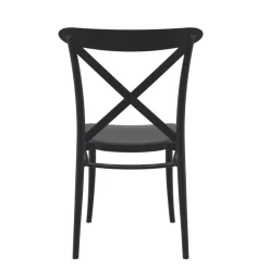 Cross Chaise de terrasse bistrot empilable en polypropylène