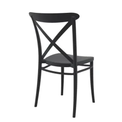 Cross Chaise de terrasse bistrot empilable en polypropylène