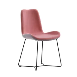 Dalia Midj® Chaise design en tissu bicolore fabriquée en Italie