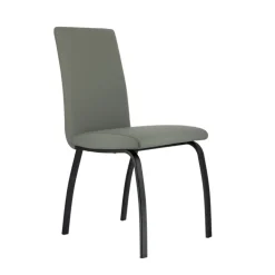 DarcyChaise de salle à manger rembourrée avec pieds en métal