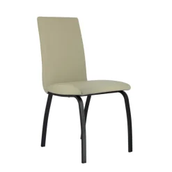 DarcyChaise de salle à manger rembourrée avec pieds en métal