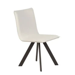 Denia Moblibérica® Chaise moderne en synthétique et métal