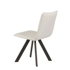 Denia Moblibérica® Chaise moderne en synthétique et métal