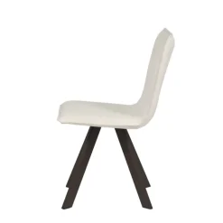 Denia Moblibérica® Chaise moderne en synthétique et métal