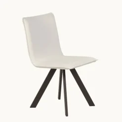 Denia Moblibérica® Chaise moderne en synthétique et métal