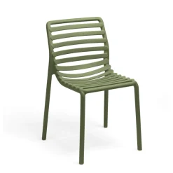 Doga bistrot Chaise de jardin design empilable sans accoudoirs de fabrication italienne