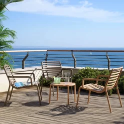 Doga Fauteuil de jardin bas relax design italien