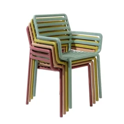 Doga Fauteuil de jardin design empilable fabriqué en Italie