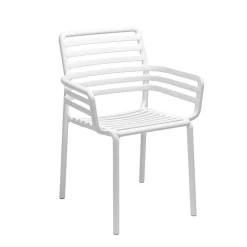 Doga Fauteuil de jardin design empilable fabriqué en Italie