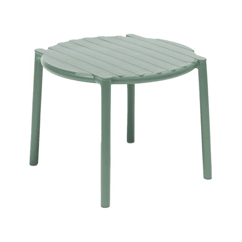 Doga Table basse de jardin ronde empilable fabriquée en Italie