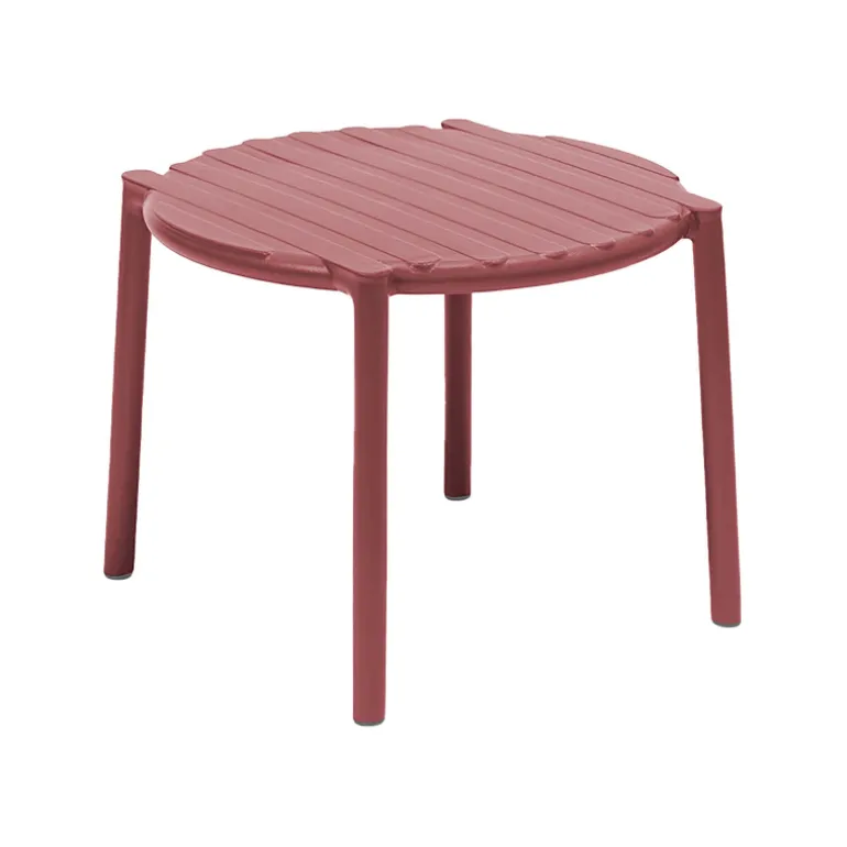 Doga Table basse de jardin ronde empilable fabriquée en Italie