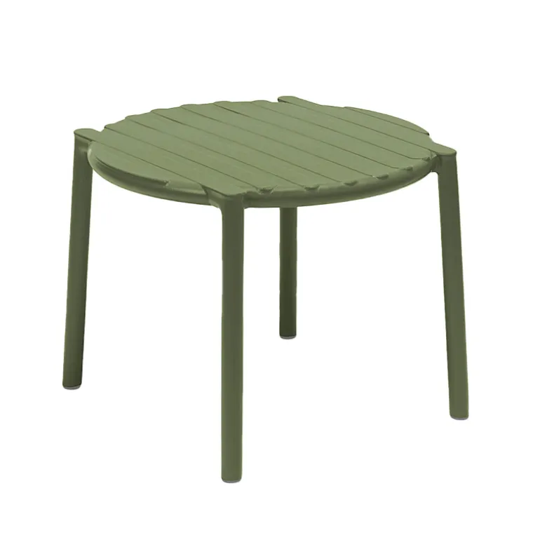 Doga Table basse de jardin ronde empilable fabriquée en Italie
