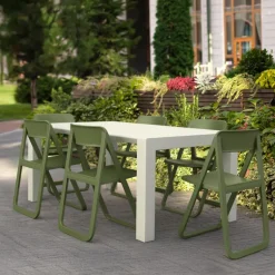 Dream Chaise de jardin pliante moderne en polypropylène