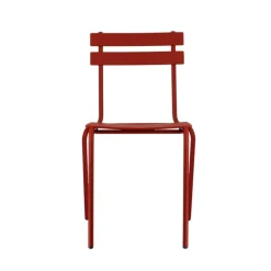 Eden Chaise de jardin française en métal empilable