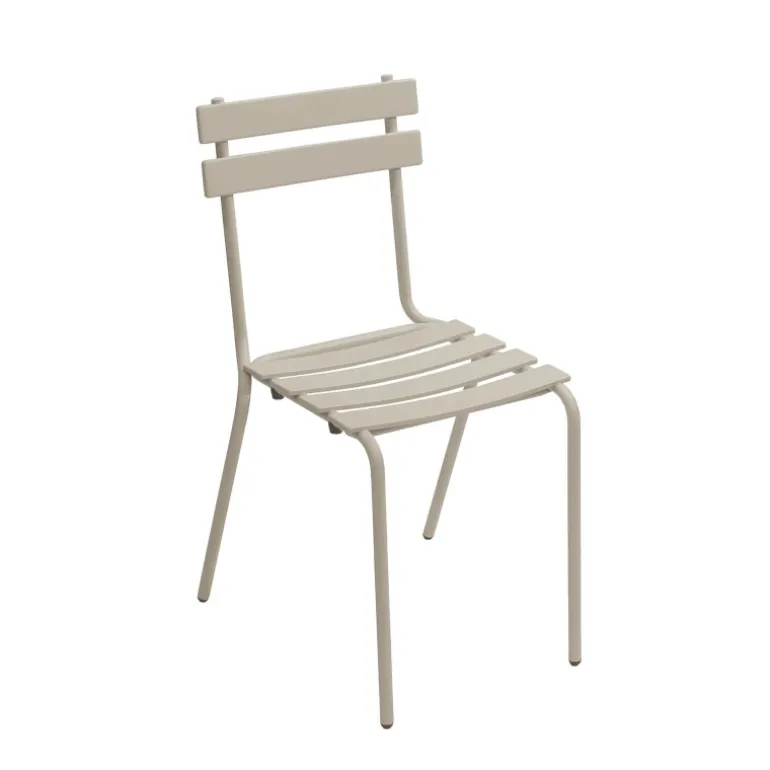 Eden Chaise de jardin française en métal empilable