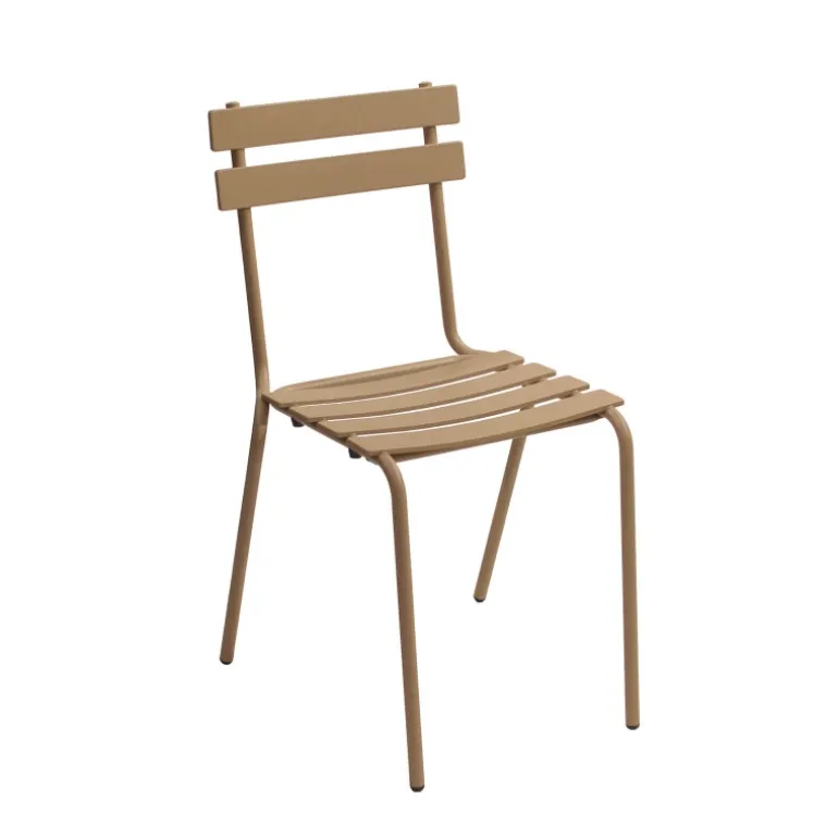 Eden Chaise de jardin française en métal empilable