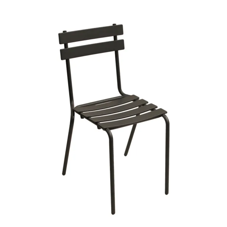 Eden Chaise de jardin française en métal empilable