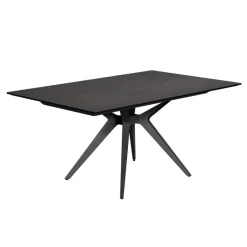 Eiffel Central Table moderne en céramique avec pied central et allonge