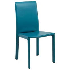 Elisa A Chaise de salle à manger en croûte de cuir