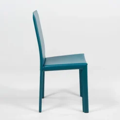 Elisa A Chaise de salle à manger en croûte de cuir