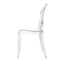 Elizabeth Chaise enfant transparente médaillon