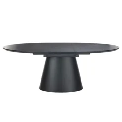 EllaTable design ovale extensible avec pied central