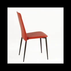 Ely A Chaise moderne en croûte de cuir