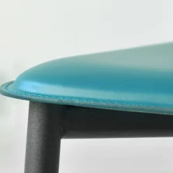 Ely A Chaise moderne en croûte de cuir