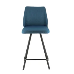 Emma Tabouret snack pivotant bicolore avec pieds en métal