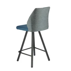 Emma Tabouret snack pivotant bicolore avec pieds en métal