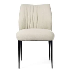 Enora Chaise Mobitec® moderne en tissu et pieds en métal