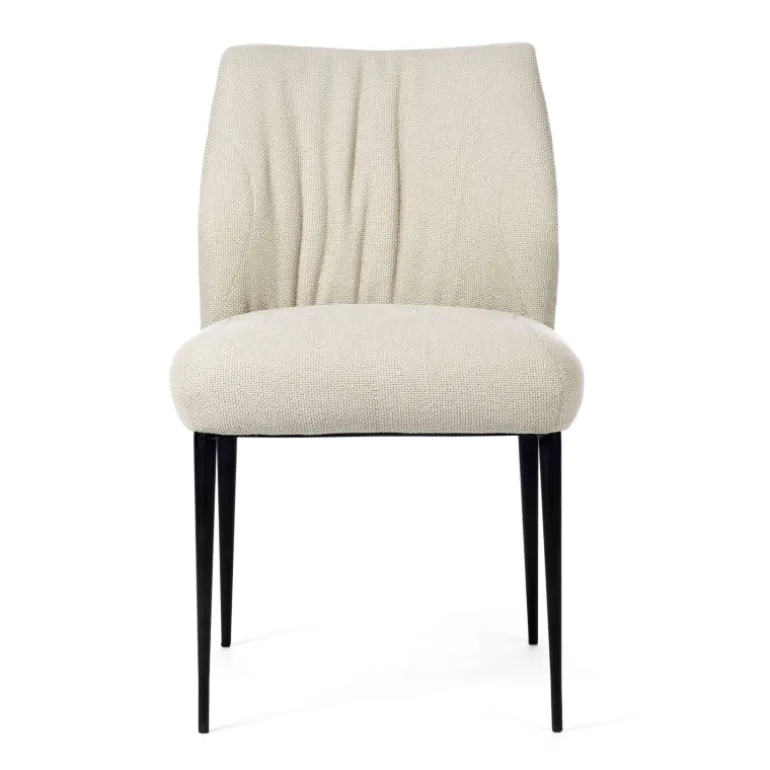 Enora Chaise Mobitec® moderne en tissu et pieds en métal