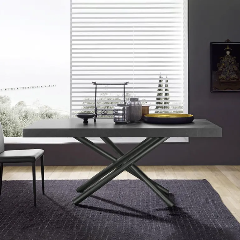 Fahrenheit Table extensible design de fabrication italienne en mélaminé
