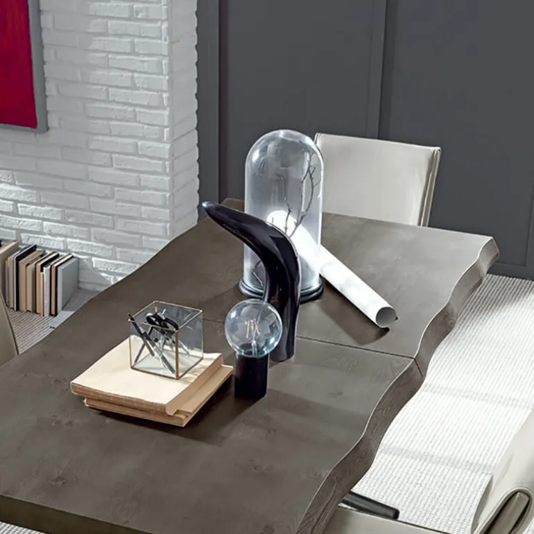 Fahrenheit Table extensible design italien rectangulaire avec pied mikado