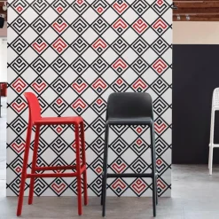 Faro Tabouret empilable en polypropylène