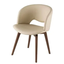 Fashion Fauteuil moderne en synthétique et bois