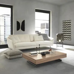 Febo AT046 Table italienne relevable en bois avec allonges