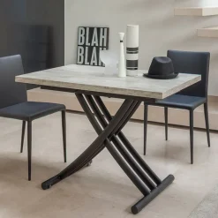 Fenice AT050 Table italienne relevable et rabattable en mélaminé