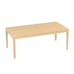 Fiera Table à manger rectangulaire en bois