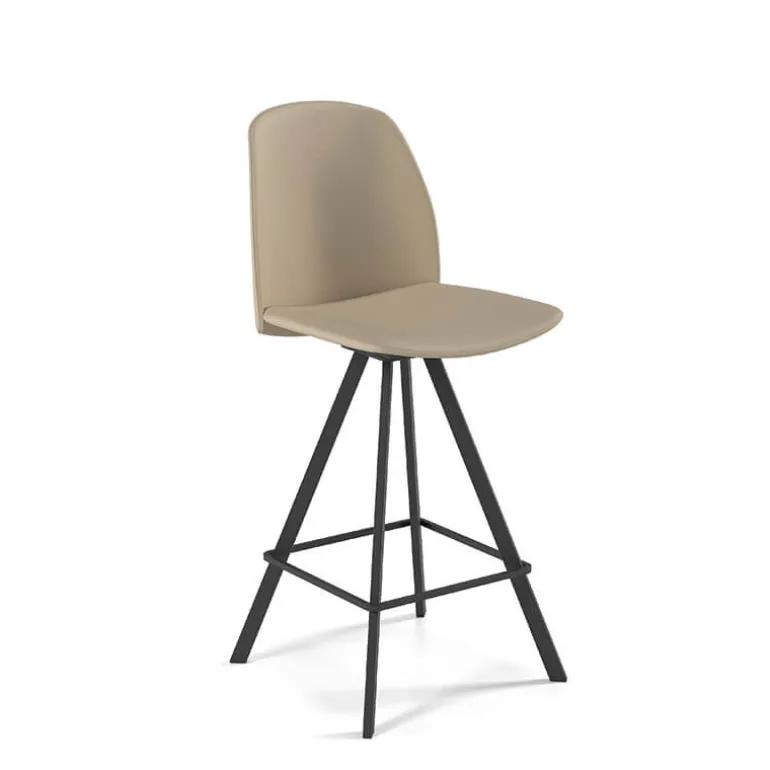 Figaro Tabouret snack en simili pivotant moderne fabrication belge