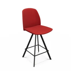 Figaro Tabouret snack pivotant en tissu de fabrication belge