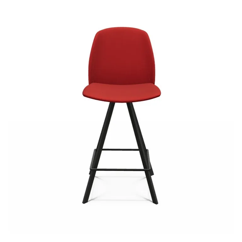 Figaro Tabouret snack pivotant en tissu de fabrication belge